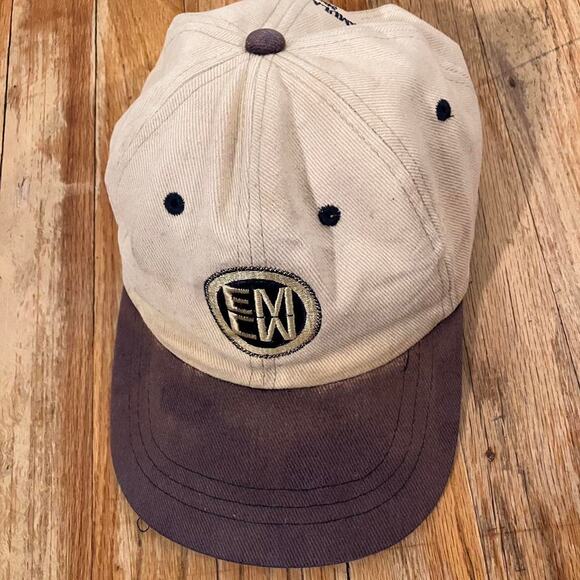 Vintage Y2K EMCM Headshot Faded Earth Tone Baseball Cap - Picture 2 of 7